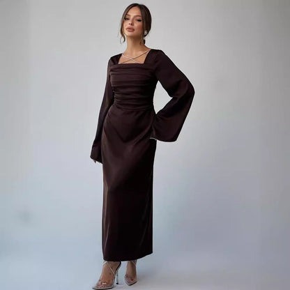 Spring Summer Women Chain Long Evening Dress by Ragazza