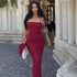 Women Autumn Long Sleeve Top Sexy Pure Want Sheath Dress Two Piece Sets by Ragazza