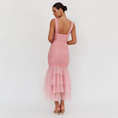Spring Summer Sexy Patchwork Strap Dress Sexy Skinny Sheath Women Clothing Dress by Ragazza