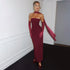 Women Clothing Autumn Winter Sexy Tube Top Dress Mesh Oversleeve Dress Women by Ragazza