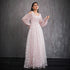 Slim Fit Ball Dress Floral Tight Waist Maxi Dress Ball Party Adult Formal Dress Daily Evening Dress by Ragazza