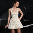 Arrival Women Clothing French Polka Dot Brace Dress Sexy Waist Trimming Halter Holiday Dress by Ragazza