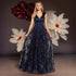 Deep V Plunge Dress Sexy Dress Embroidered Slim Fit Fishtail Bridesmaid Cocktail Evening Dress Women  DestGlow