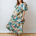 Elegant Retro Tiered Dress Multi Layer Ruffled Elegant High Sense Maxi Dress Women by Ragazza