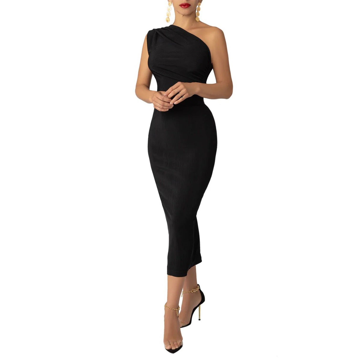 Supply Women Wear One Shoulder Backless Dress by Ragazza