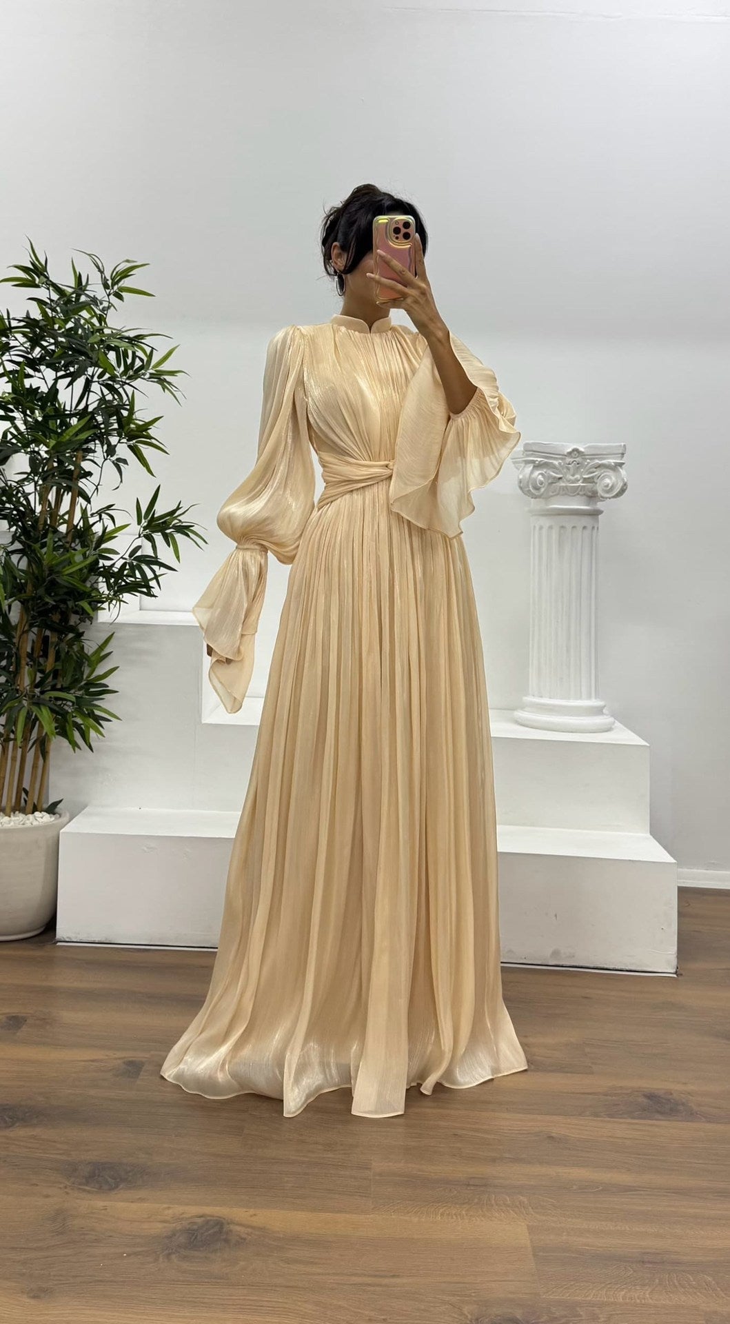 Summer French Elegant Dress Waist Dress by Ragazza