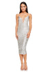 Spring Summer Women Clothing Sexy Camisole Gown Slim Hip Wrapped Mid Length Crisscross by Ragazza