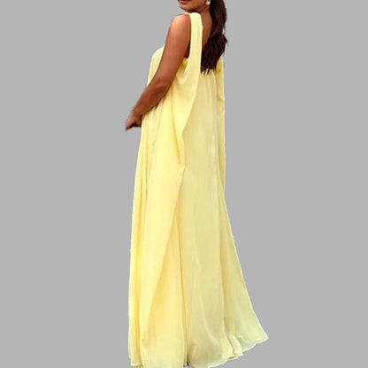 Spring Elegant Women Clothing Patchwork Wrapped Chest Large Swing Sexy Party Dress by Ragazza