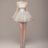 Women Clothing Spring Sexy Elegant Lady off Shoulder Tube Top Short Type Dress Women by Ragazza