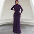 Autumn Winter Slim Half Turtleneck Solid Color Irregular Asymmetric Elegant Dress Women Clothing by Ragazza