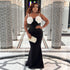 Women Clothing Dress Solid Color Applique Sexy Tight Sling Trailing Dress by Ragazza