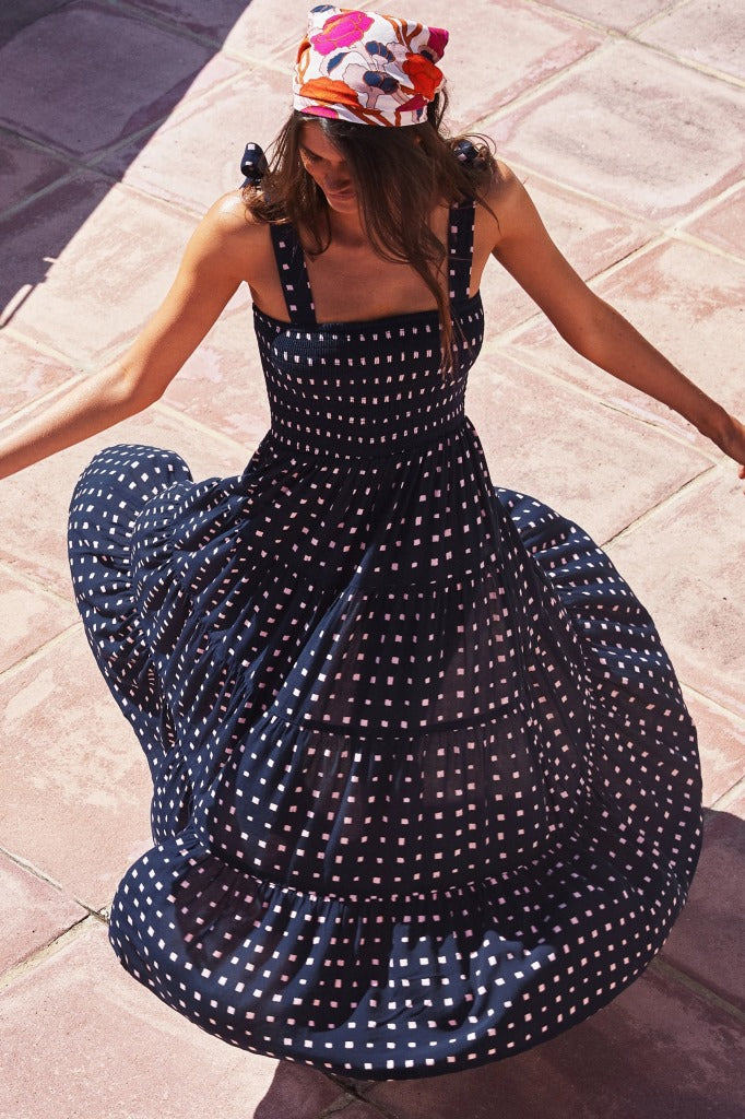 Dress Summer Women Dress Holiday Dress Spaghetti-Strap Floral Print by Ragazza