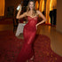 Autumn Winter Lace See through Tube Top Fishtail Dress Sexy Tight Sexy Night Club Long Dress by Ragazza