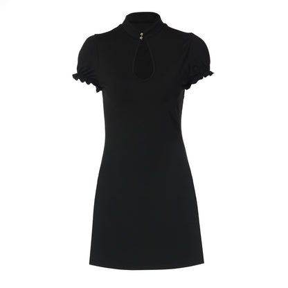 French Sexy Sheath Nightclub Dress Women Spring Sexy Slimming Sexy Short Sleeve by Ragazza