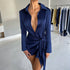 Women Clothing Autumn Long Sleeve Short Dress by Ragazza