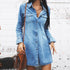 Jacket Women Autumn Winter New Slim Denim Dress Fashion Europe Denim Women Dress Sexy by Ragazza