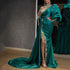 Cocktail Fishtail Gold Dress Host Stage Performance Model Small Trailing Slim Fit Elegant Evening Dress  DestGlow