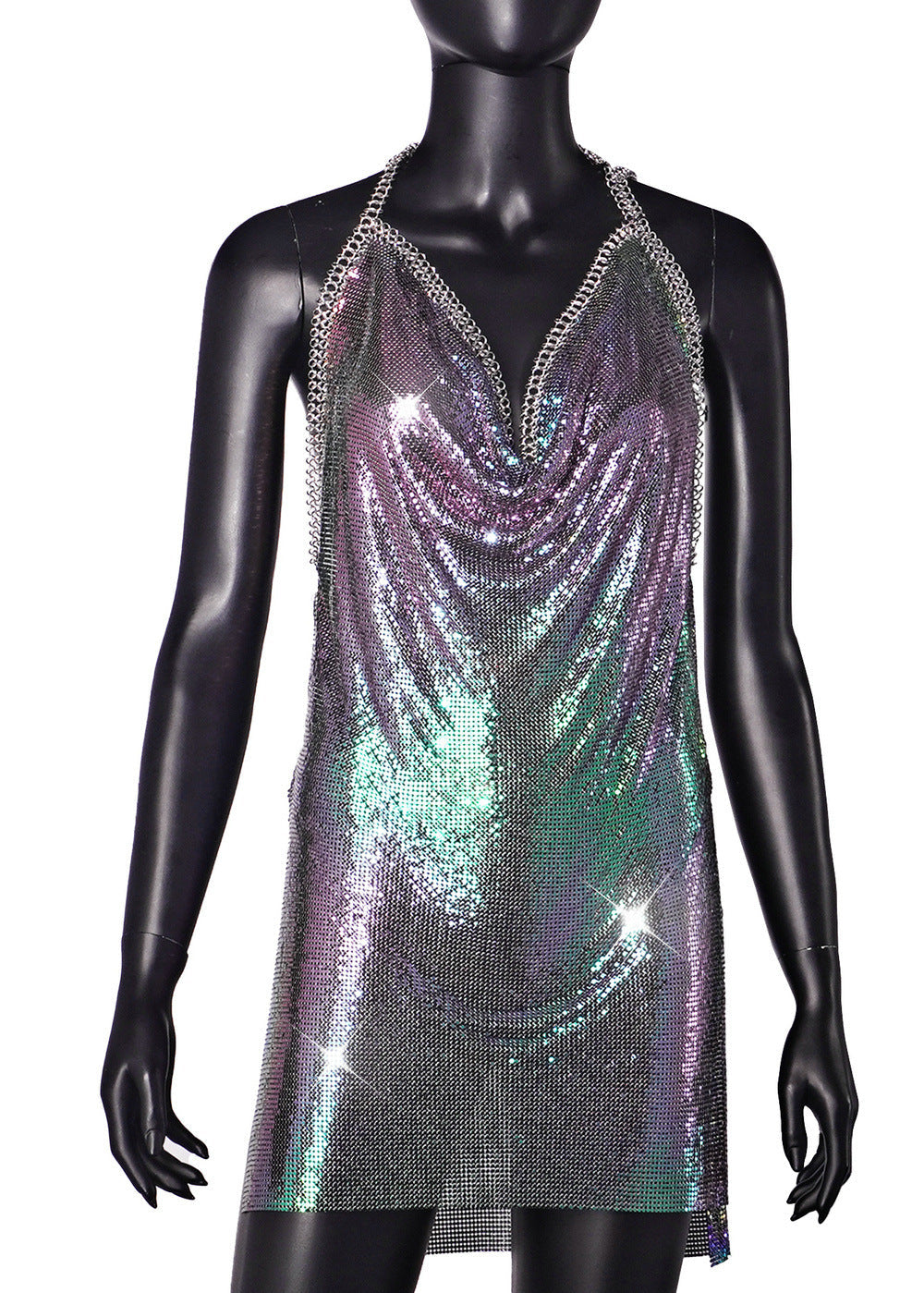 Sexy Metal Sequin Sling Sexy Dress by Ragazza