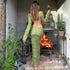 Fall Best Seller in Sexy Backless Hollow Out Cutout out See through Long Sleeve Slim Long Woolen Dress for Women by Ragazza