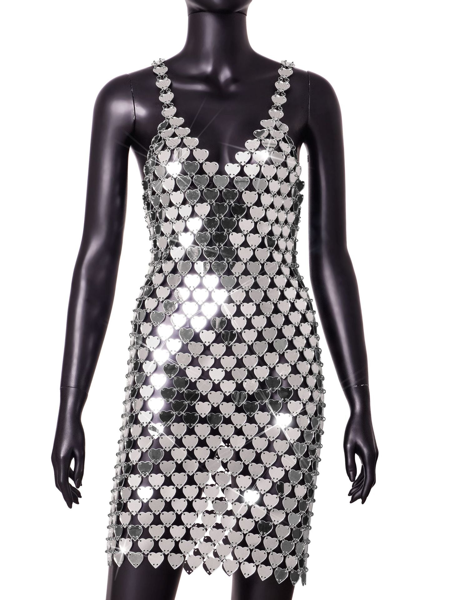Autumn Sexy Backless Sheath Acrylic Dress by Ragazza
