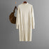 Thickened Knitting Dress Women Autumn Winter Mid Length over the Knee Match with Coat Sweater Inner Wear Bottoming by Ragazza