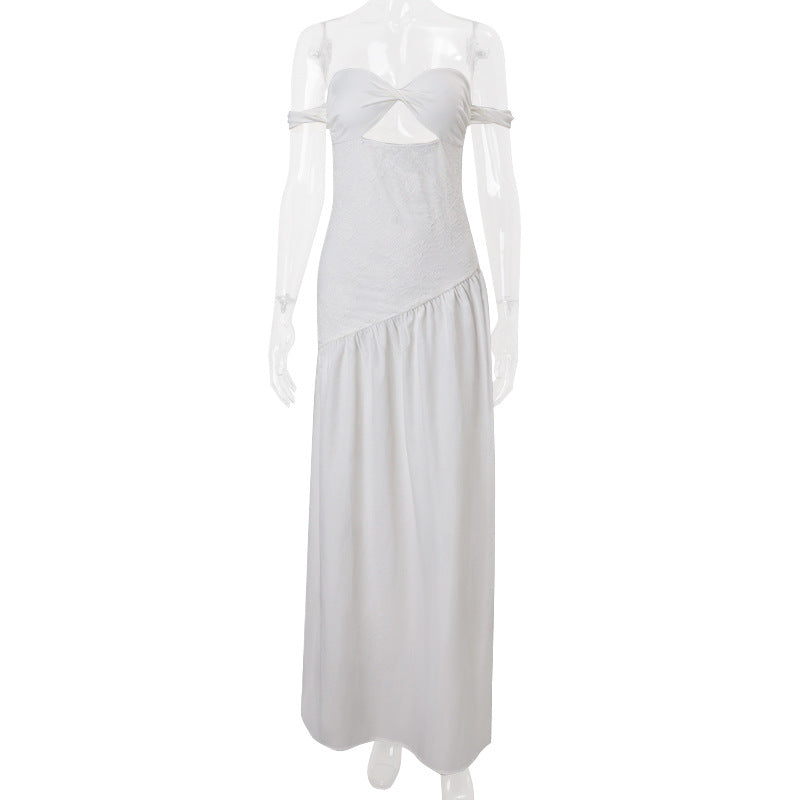Women Clothing Summer off Shoulder Sexy Vacation Slim Fit Dress Women by Ragazza