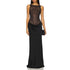 Sexy Dinner Dress Sleeveless High Waist Slim Slimming Lace Maxi Dress  DestGlow