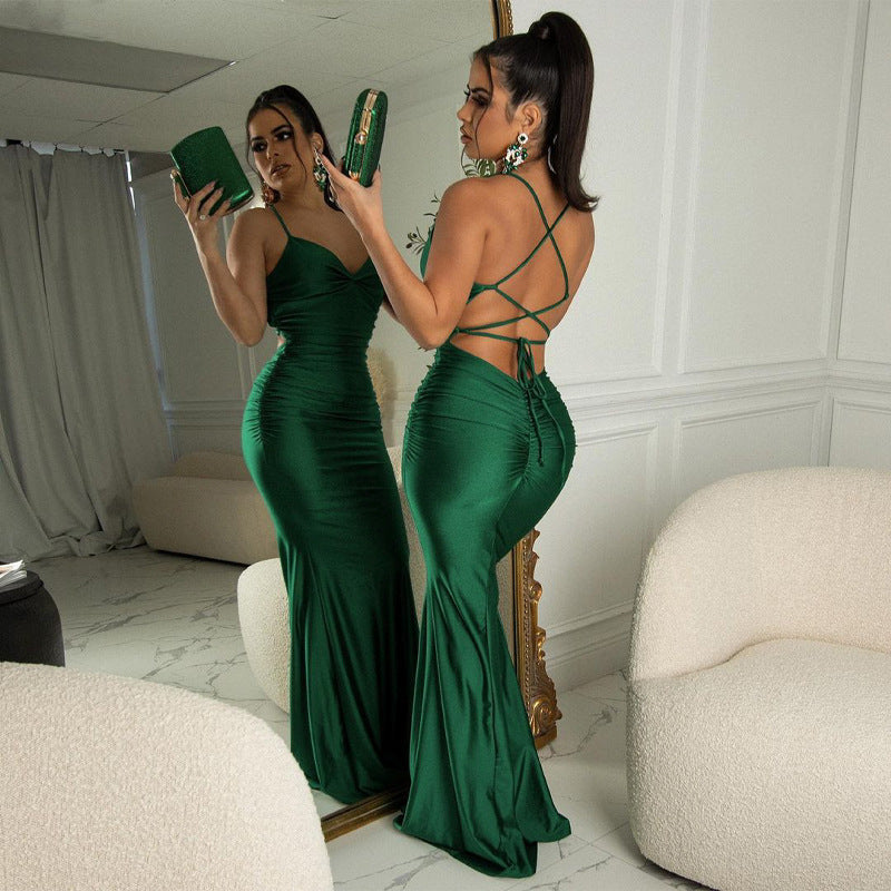 Women Clothing Popular Sexy Slim Dress Sling Skinny Sheath Dress by Ragazza