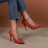 Simple Cocktail Four Seasons High Heels Stiletto Heel Pointed Shallow Mouth Korean Nude Women Shoes  DestGlow