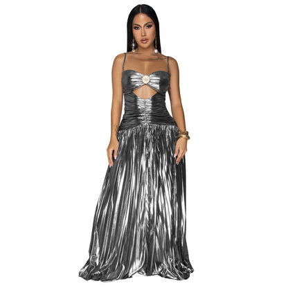 Women Wear Sexy Sling Elegant Prom Glitter Dress by Ragazza