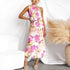 Summer Women Clothing Floral Print Sleeveless Strap Dress by Ragazza