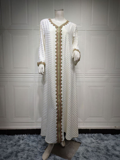 Middle East Women Clothing Autumn Gilding Muslim Gown by Ragazza