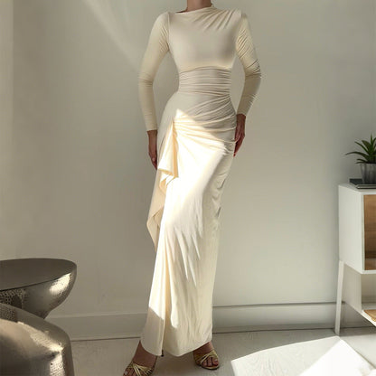 Sexy Short Sleeve Maxi Dress Women Clothing Autumn Winter by Ragazza