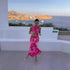 Women Clothing Summer Embroidered Sleeveless Straight Vacation Dress by Ragazza