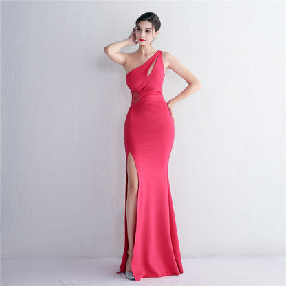 Folding Beaded Craft Toast Clothing Long Shoulder Appreciation Dinner Slim Fit Fishtail Wedding by Ragazza