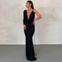 Women Clothing Autumn Winter Sexy Solid Color One Shoulder Slim Dress by Ragazza