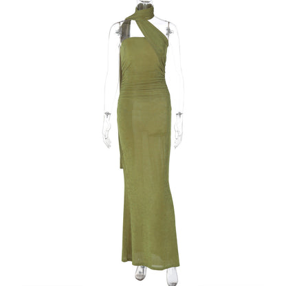 Arrival Women Sexy Tube Top Sleeveless Tall Street Slim Fit Long Ribbon Dress Women by Ragazza