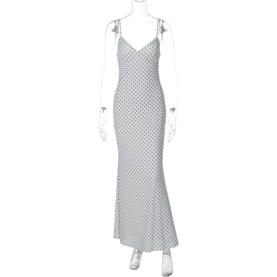 Dot Sexy Deep V Plunge Tube Top Dress Winter Slim Strap Dress by Ragazza