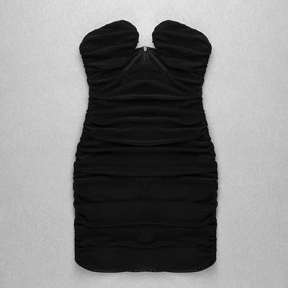 Arrival Sexy Minority Mesh Sexy Nightclub Hepburn Dress by Ragazza