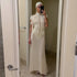 Women Clothing Autumn Winter Retro Short Sleeve Beads Decorative Hollow Out Cutout Turtleneck Dress by Ragazza
