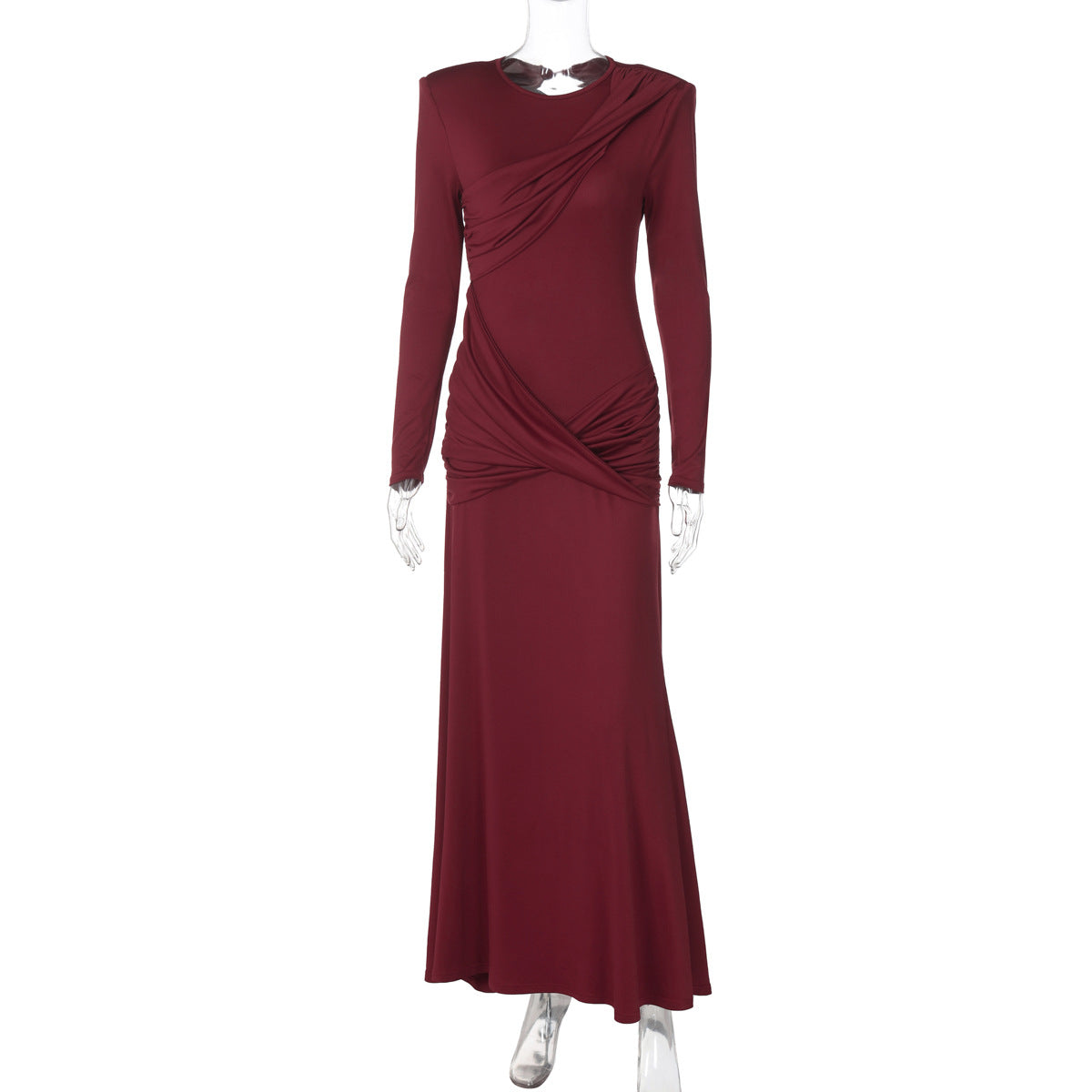 Women Clothing Autumn Sexy Backless Elegant Slim Fit Long Sleeve Sheath Dress Women by Ragazza