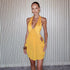 Women Clothing Spring Summer Sexy Halter Stitching Dress for Women  DestGlow
