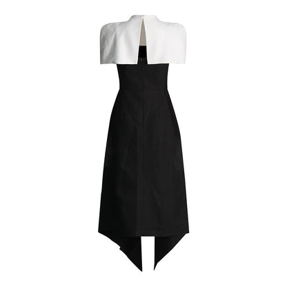 Elegant Vietnam Special Interest Design Detachable Pullover Patchwork Cami Dress Women Summer Slit Dress Women by Ragazza