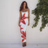 Summer Women Clothing Sexy Strap Floral Print Slim Fit Maxi Dress by Ragazza