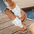 Flat Vacation Sandals Women Summer Floral Back Strap Beach Sandals Women  DestGlow
