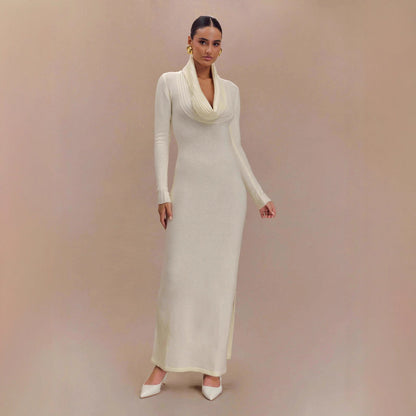 Women Elegant Waist Controlled Long Sleeves Sheath Dress by Ragazza