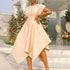 Women Clothing Summer New Fashion Irregular Asymmetric Dress by Ragazza