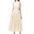 Summer Stand Collar Elegant Slightly Mature Dress Design Pleated Patchwork Waist Slimming Slimming Dress Long Dress by Ragazza