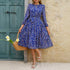 Vacation Casual Floral Lace up Waist Controlled Dress Women Spring Summer by Ragazza