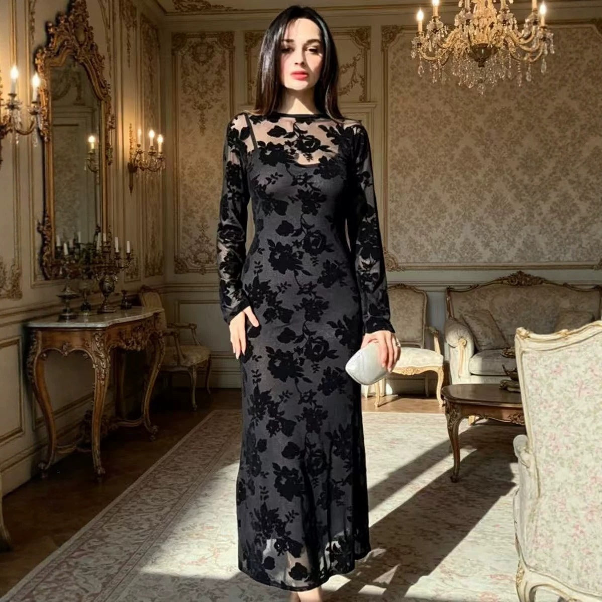 Summer Pleated Waist Tight Slimming Graceful Fashionable Elegant Tight Dress  DestGlow